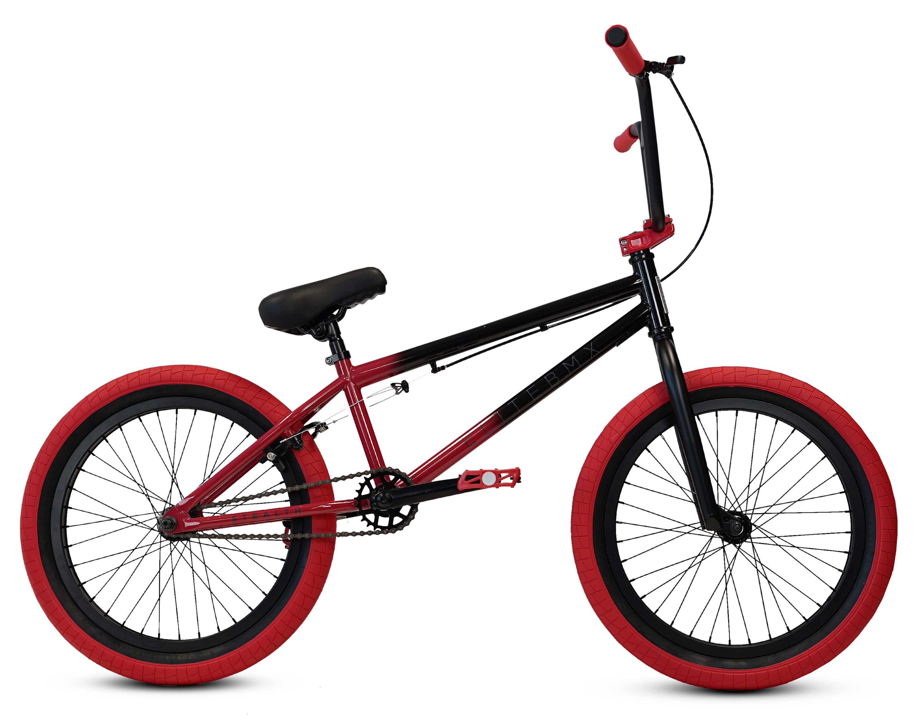 Elite BMX Stealth BMX Bike - Red / 20