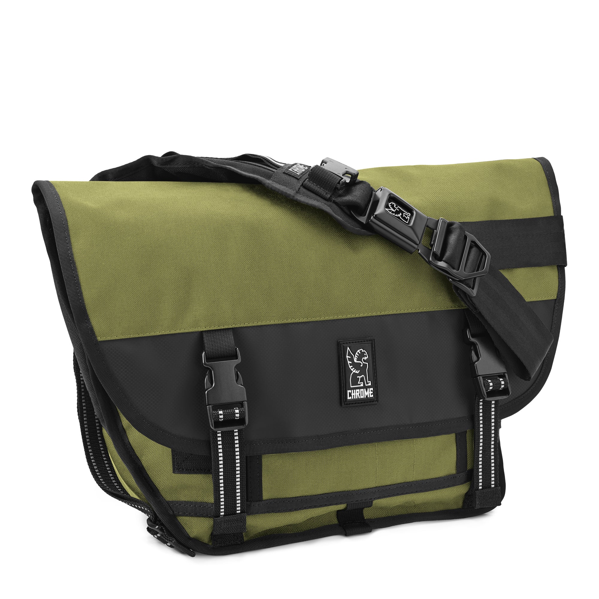 Chrome Mini Metro Messenger Bag - Olive